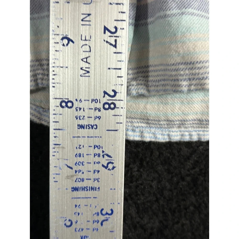 Vineyard Vines Mens‎ Crosby Shirt Medium Striped Cotton Linen Button Down - Picture 4 of 7